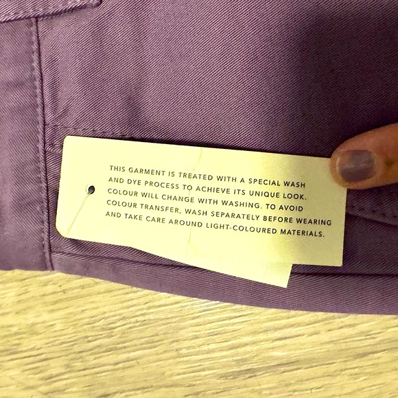 ARITZIA • SUNDAY BEST (NWT) • Jaden Jeans / Pants • Size 8 • Violet Haze - Picture 13 of 16